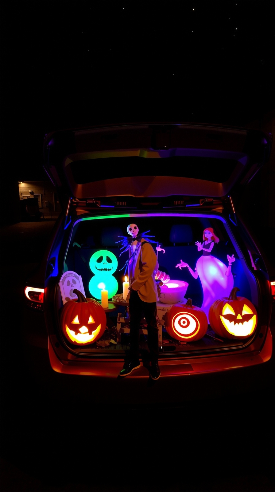 halloween christmas fusion display