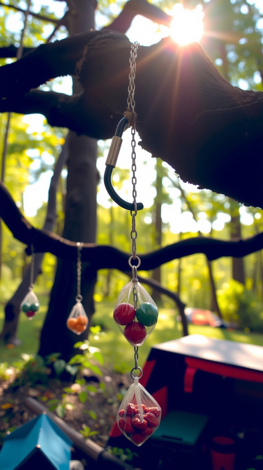 hang food bags wisely