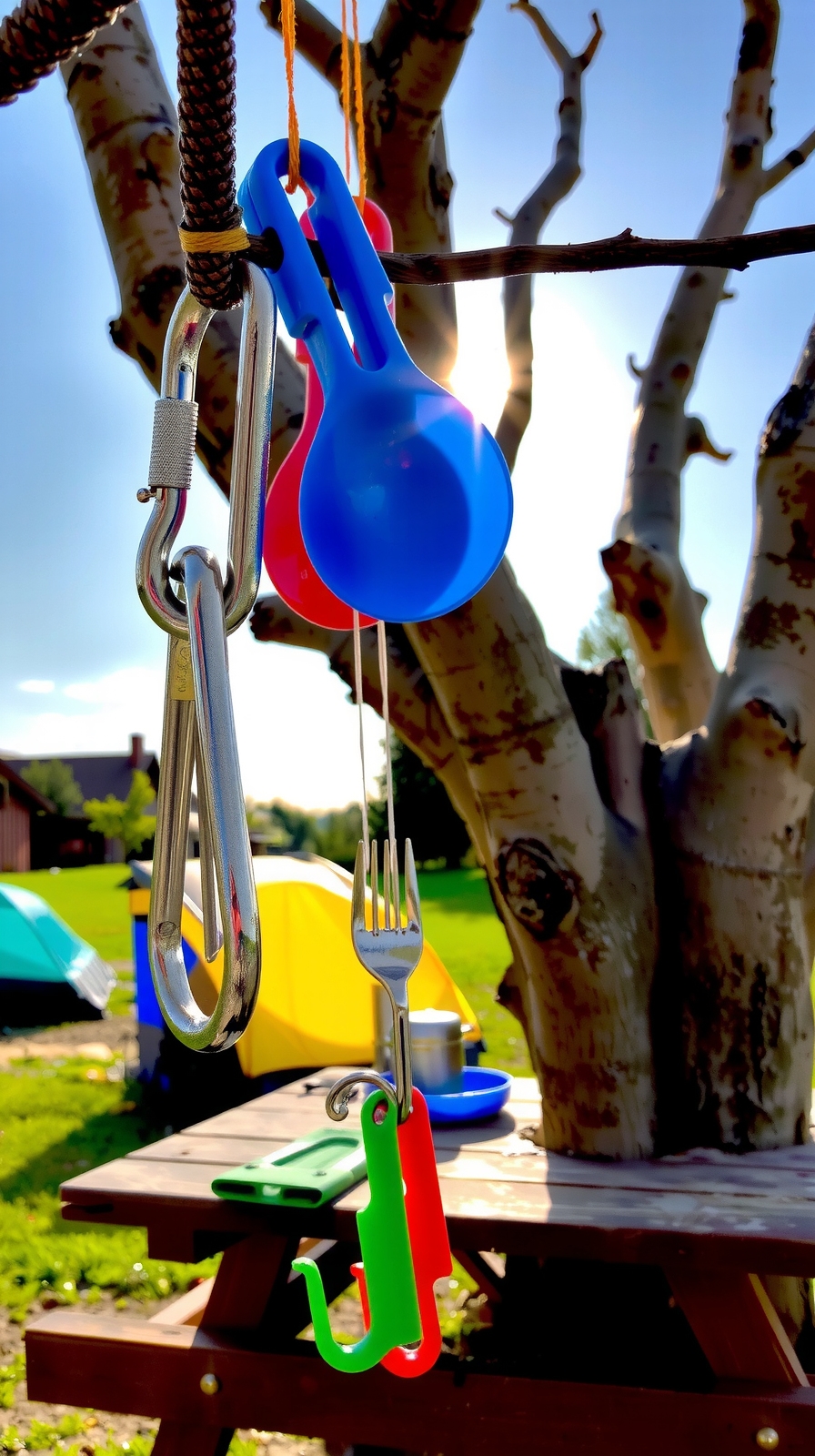 hang utensils for cleanliness
