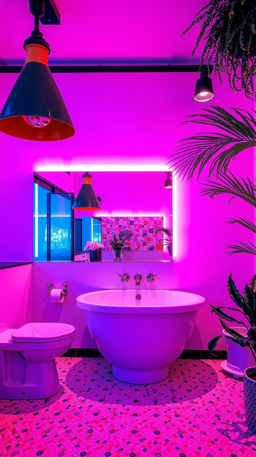 neon olive green oasis