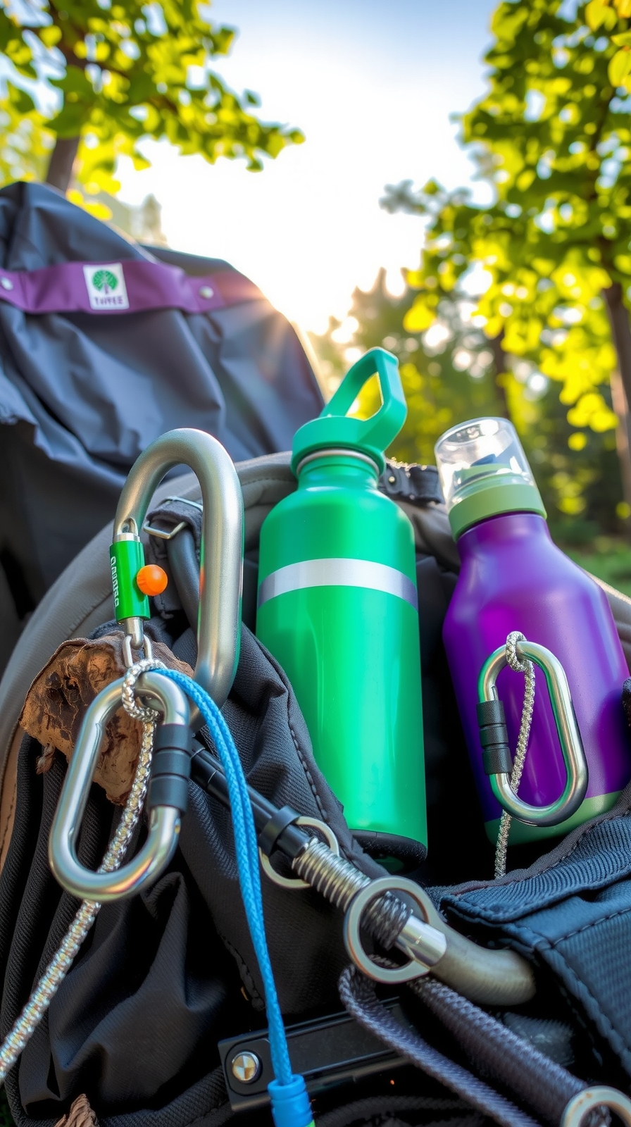 organize hydration and gear