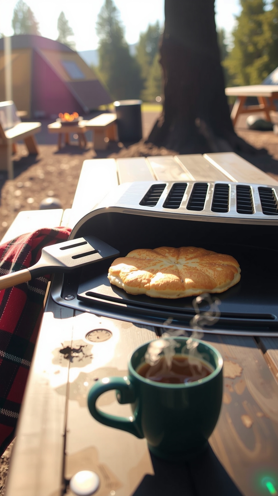 portable flat top griddle cooking