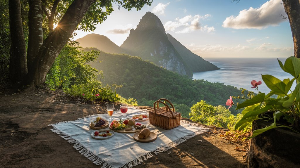 romantic picnic nature trail
