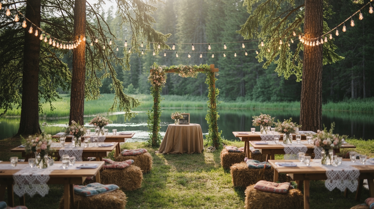 16 Rustic Camping Wedding Decor That Transforms Any Campsite Into a Fairytale