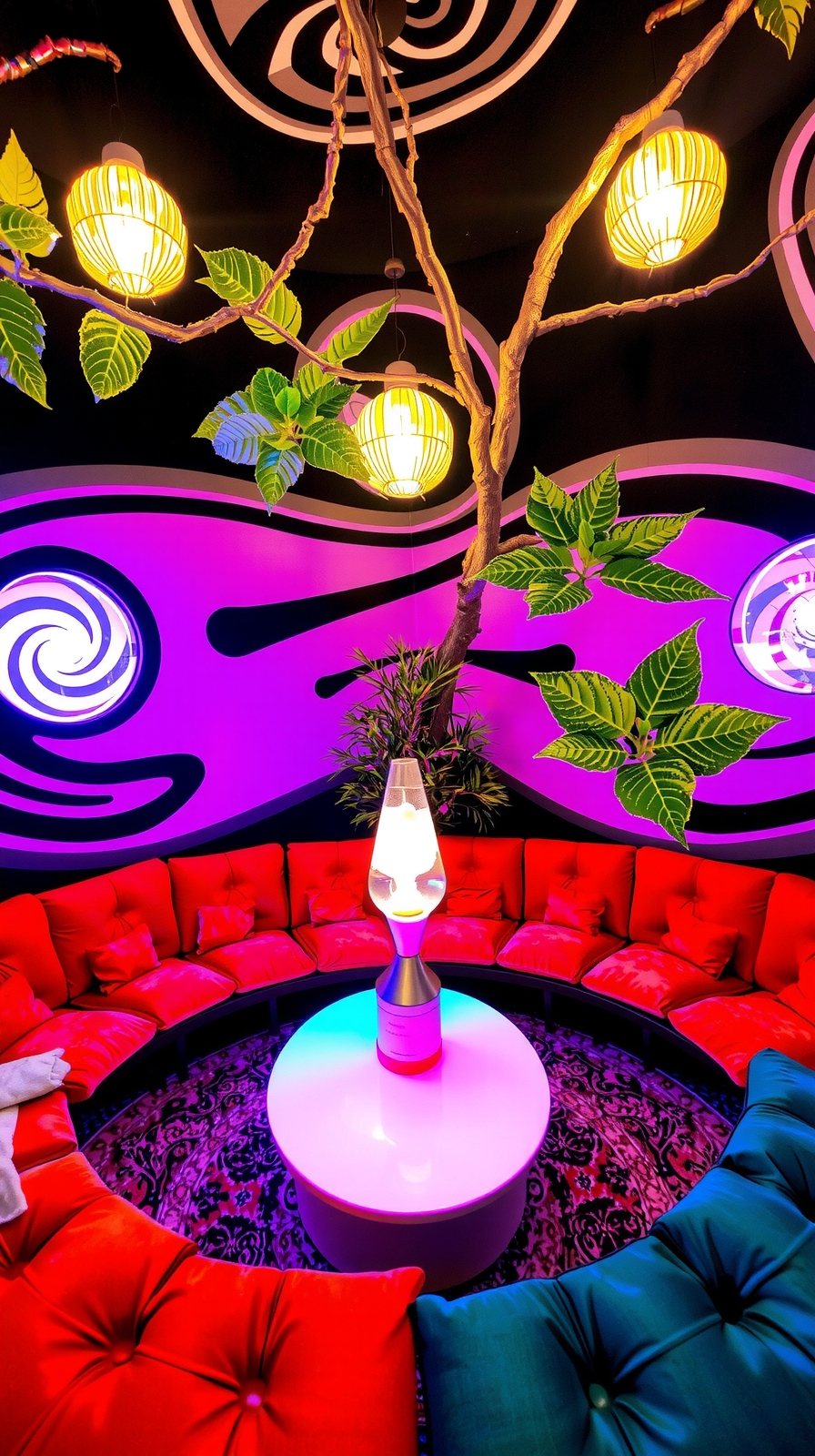 sunken conversation pit design