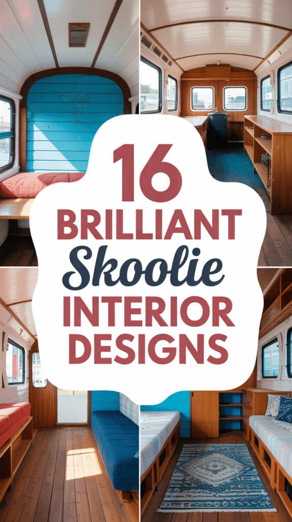 16 Genius Skoolie Interior Layout Ideas to Maximize Space in Your Bus Conversion