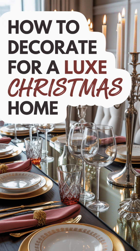 22 Gold, Crystal & Velvet Luxury Christmas Decor Ideas for a Truly Opulent Home