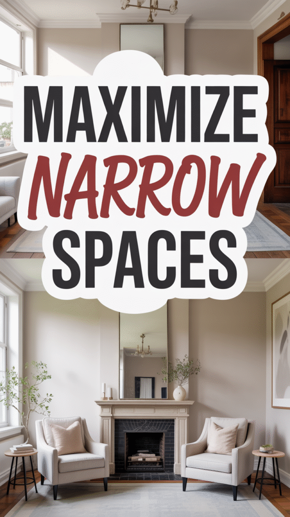 Flanking Chairs to Maximize Narrow Spaces