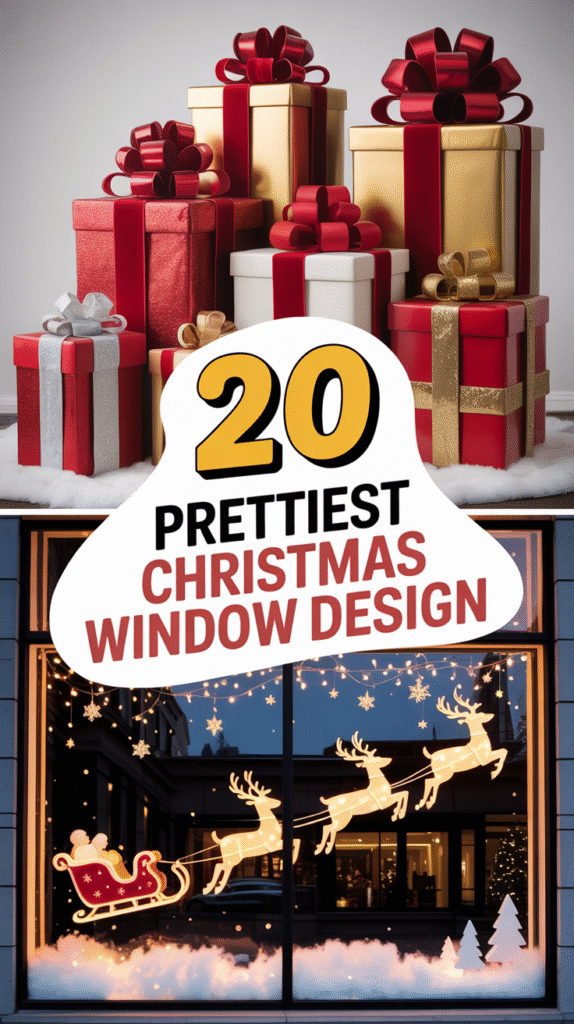 20 Creative Christmas Window Displays for a Charming Holiday Aesthetic