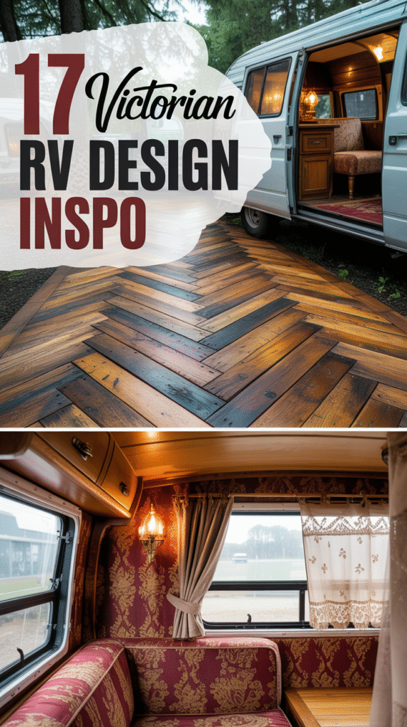 Herringbone Flooring With Reclaimed Wood Creates Authentic Character