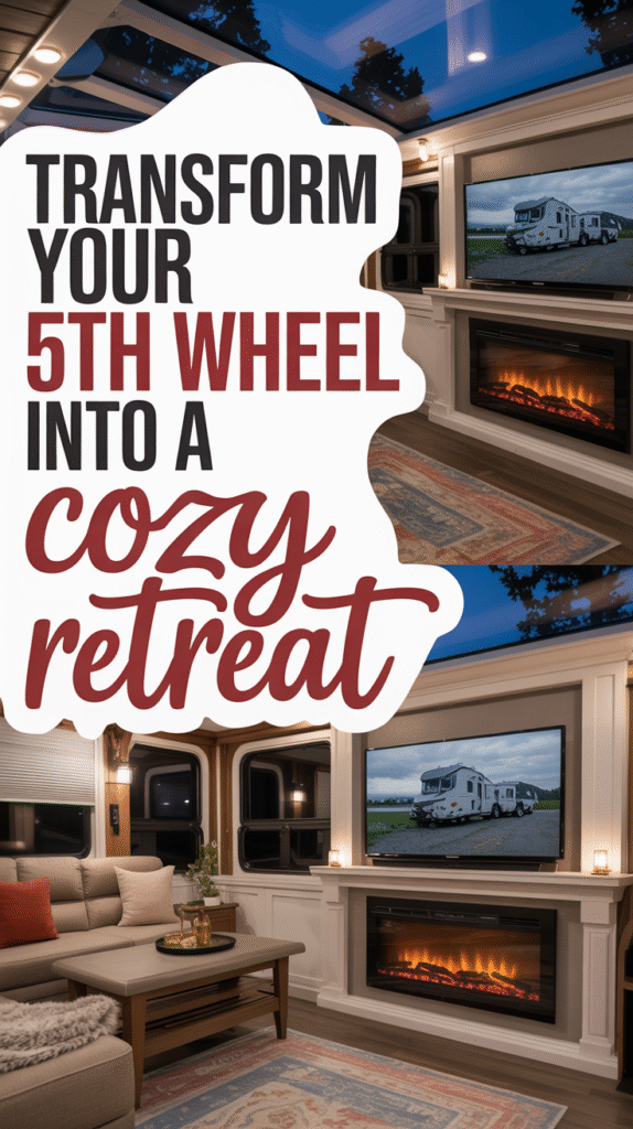 Invest in a Large Screen TV With Fireplace Features