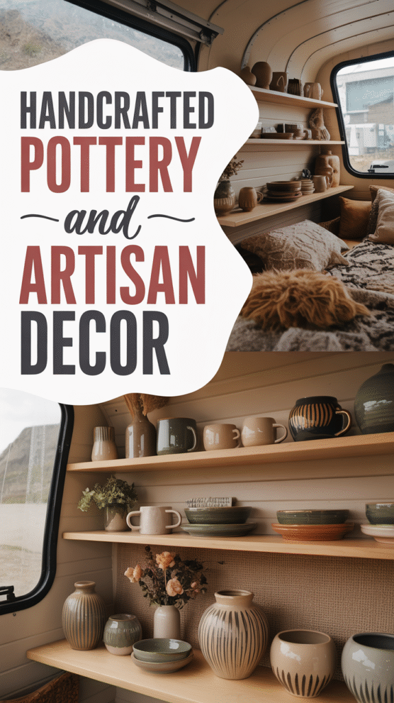 Incorporate Handcrafted Pottery and Artisan Decor