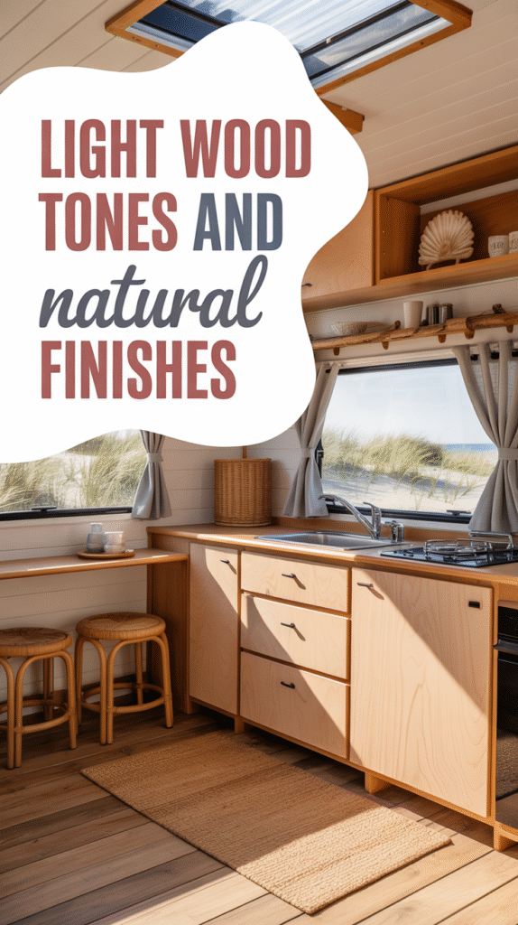 Incorporate Light Wood Tones and Natural Finishes