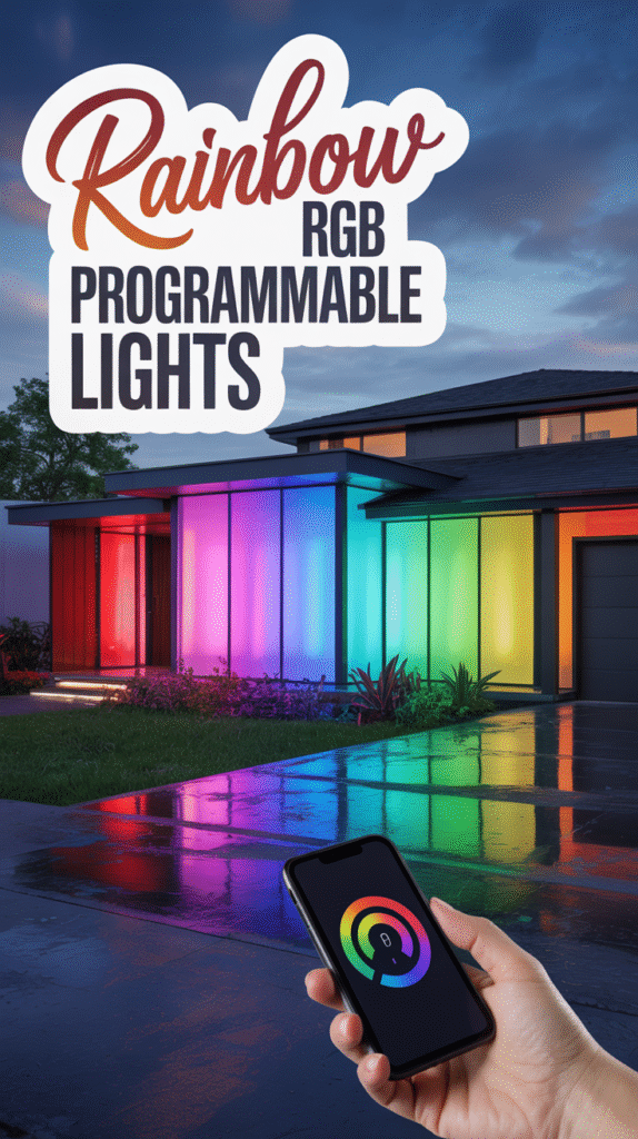 Rainbow RGB Programmable Lights for Dynamic Displays