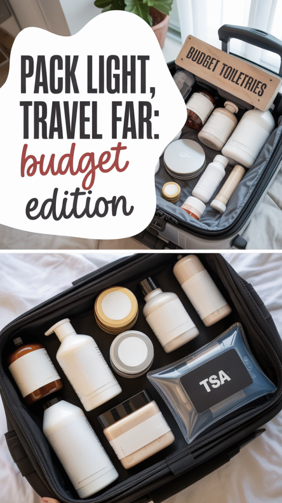 Budget Toiletry Packing Without Overspending