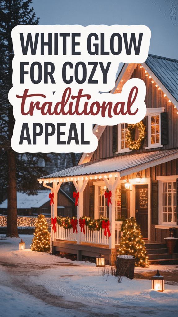 Warm White Glow for Cozy Traditional Appeal