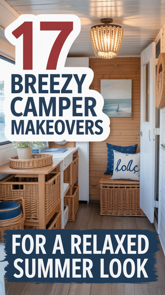 Beach-Inspired Camper Makeover for Endless Summer Vibes
