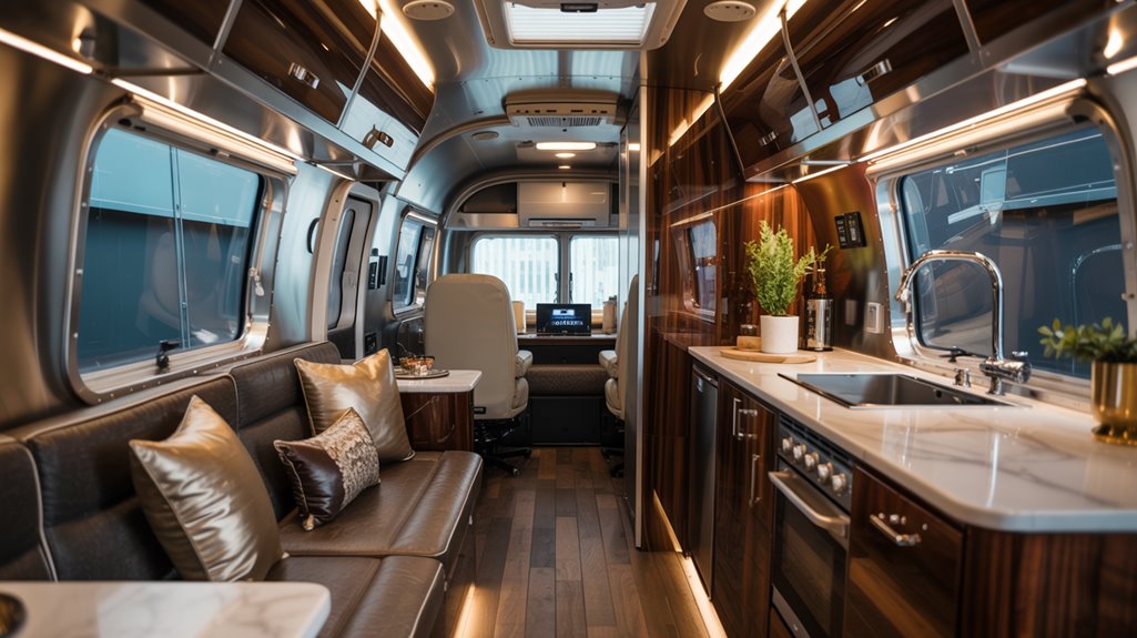 19 Luxury Airstream Interior Ideas That Feel Like Boutique Hotel Suites on Wheels