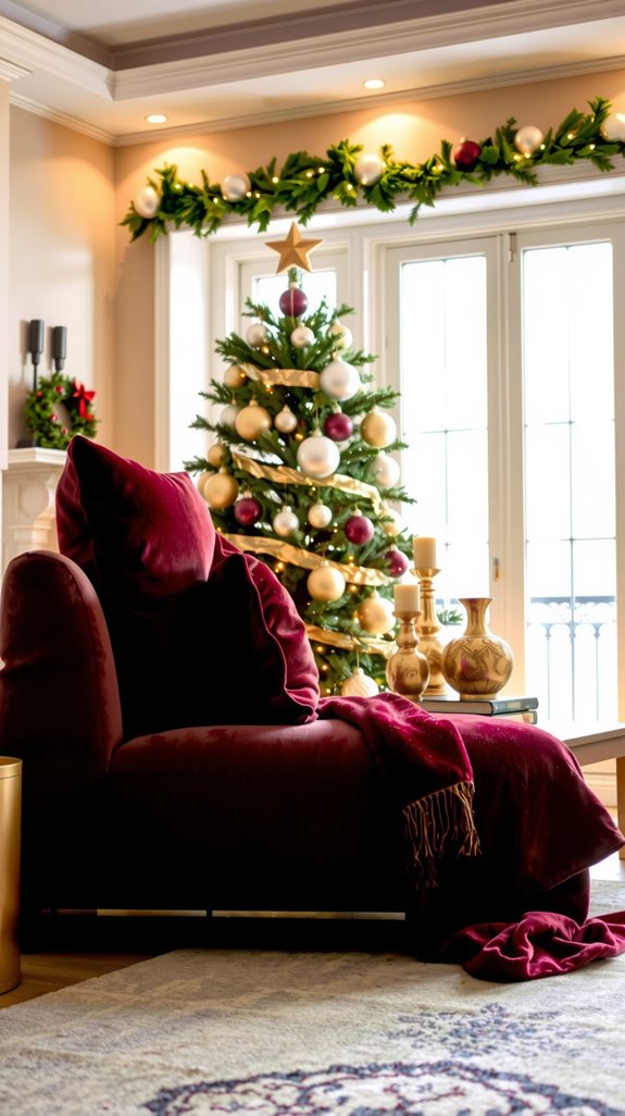 contrasting textures create depth