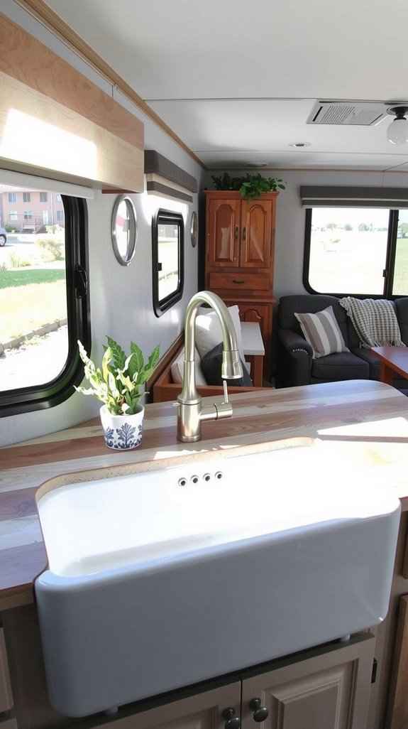 farmhouse sink style functionality