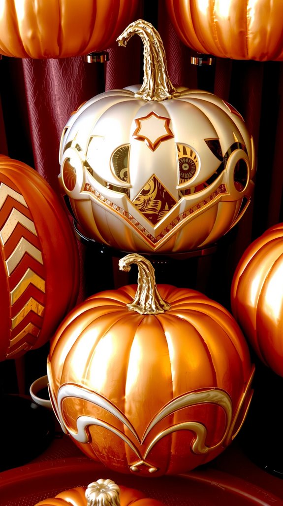 geometric elegance in pumpkins