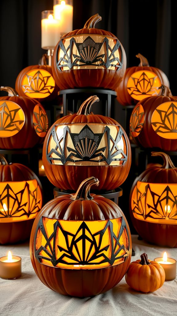 layered pumpkin carving techniques