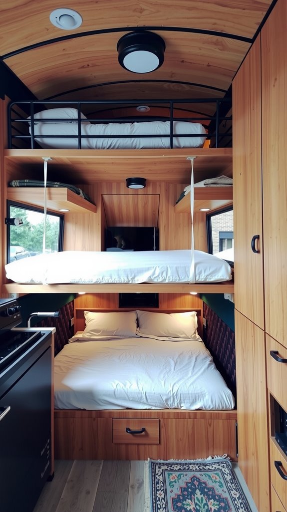 maximize space with beds