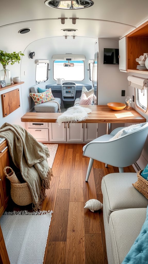natural luxury airstream decor