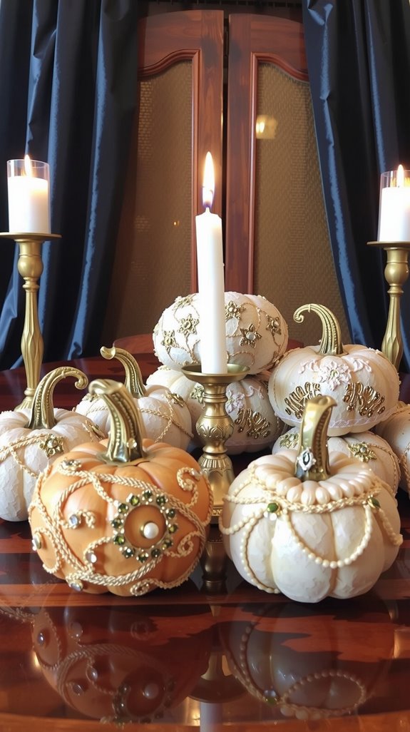 opulent victorian pumpkin embellishments