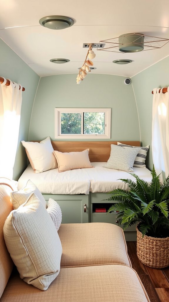 pastel shades for tranquility