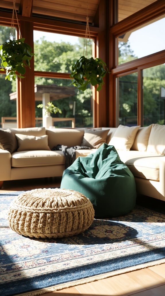 versatile boho seating options