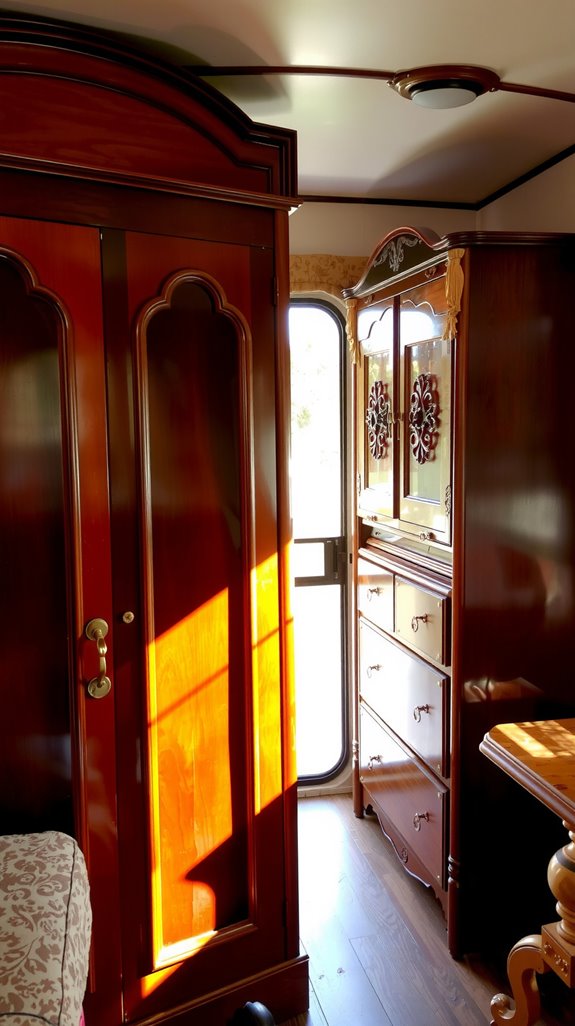 victorian mahogany storage solutions