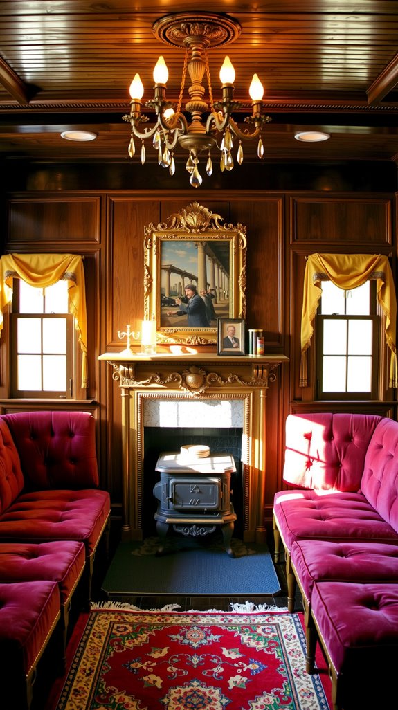 victorian wood burning stove elegance