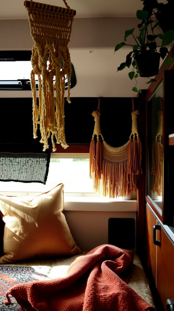 welcoming bohemian campervan sanctuary