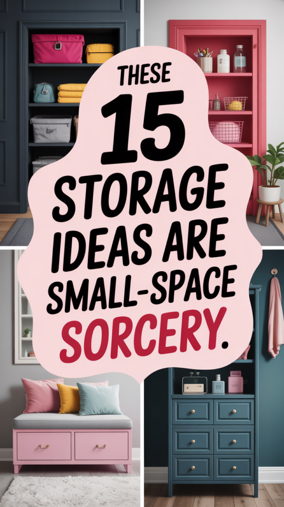 15 Storage Ideas for Small Spaces in Awkward Corners, Closets, and Dead Zones