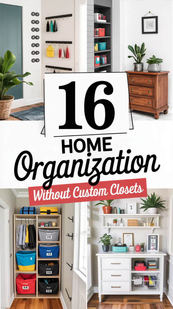 16 Organization Ideas for the Home on a Budget (No Custom Closets Required)