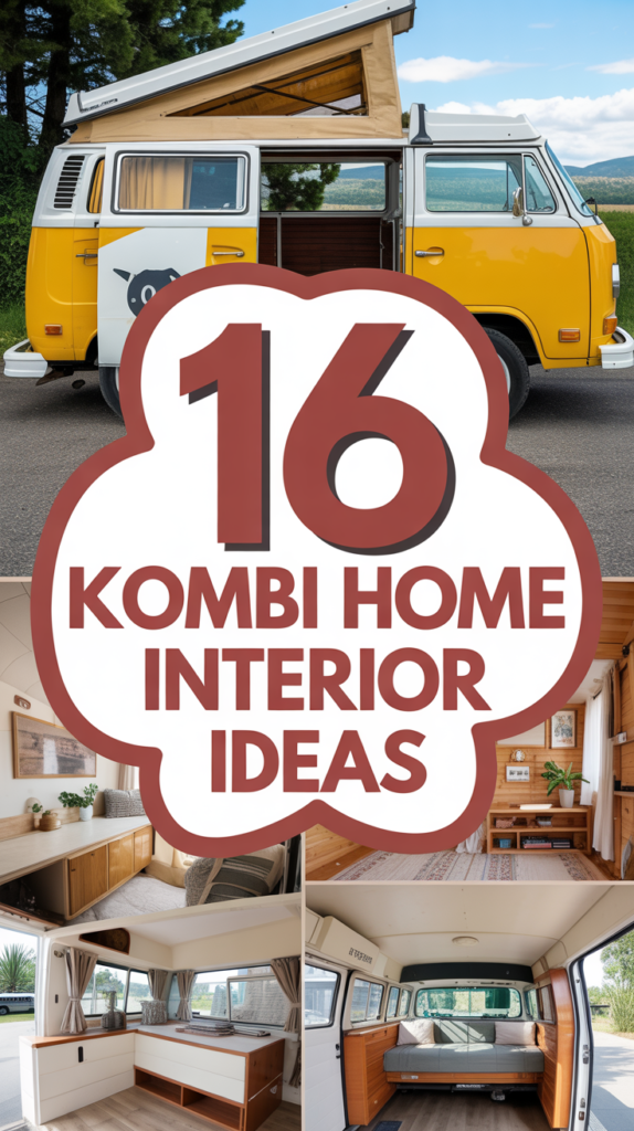 16 Kombi Home Interior Ideas That Turn Your VW Bus Into a Tiny Dream House
