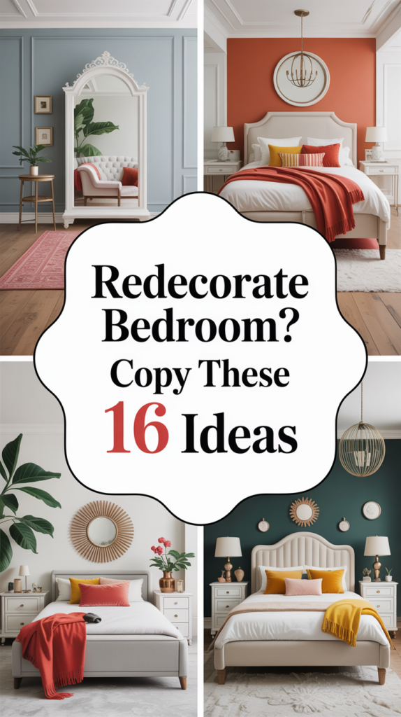 16 Ways to Redecorate Your Bedroom for a Fresh New Look (Without Starting Over)