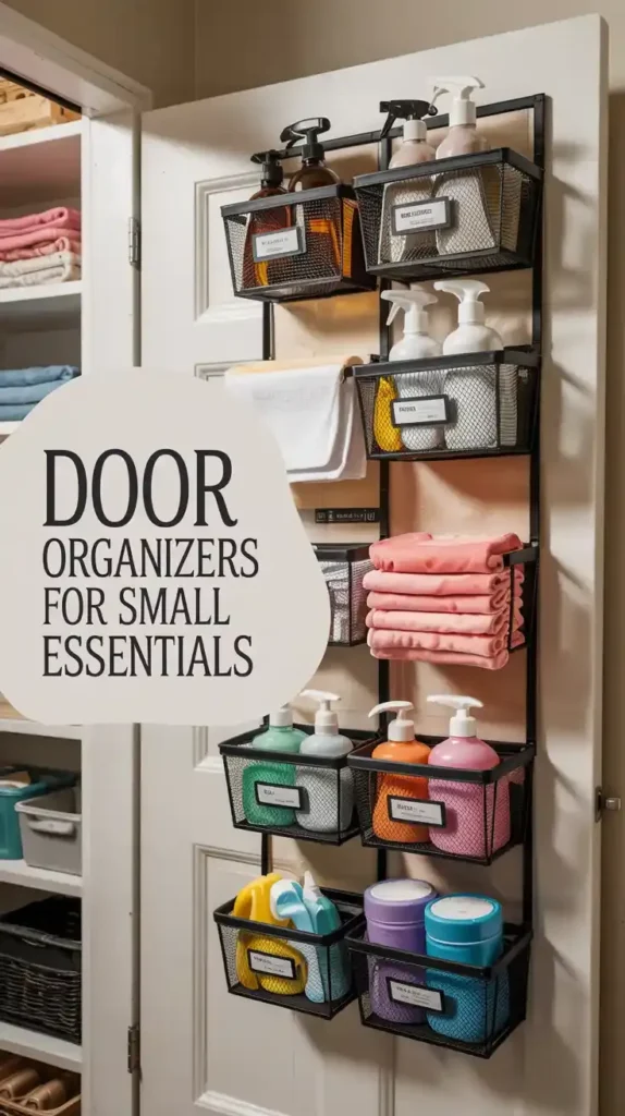 Add Door Organizers for Small Essentials