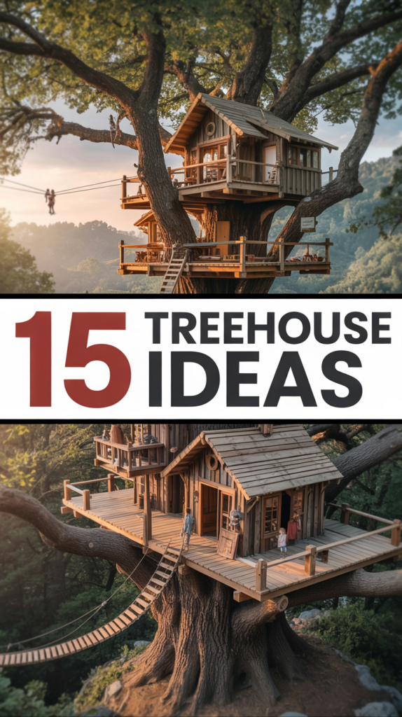 15 Treehouse Ideas That Feel Like a Childhood Dream Come True