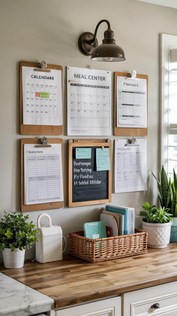 Create a Command Center With Free Printable Organizers