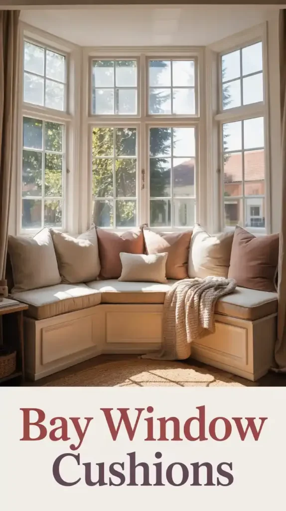 Custom-Fitted Bay Window Cushions for Perfect Tailored Seating