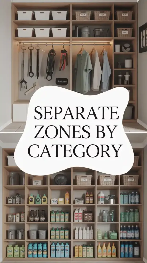 Designate Separate Zones by Category