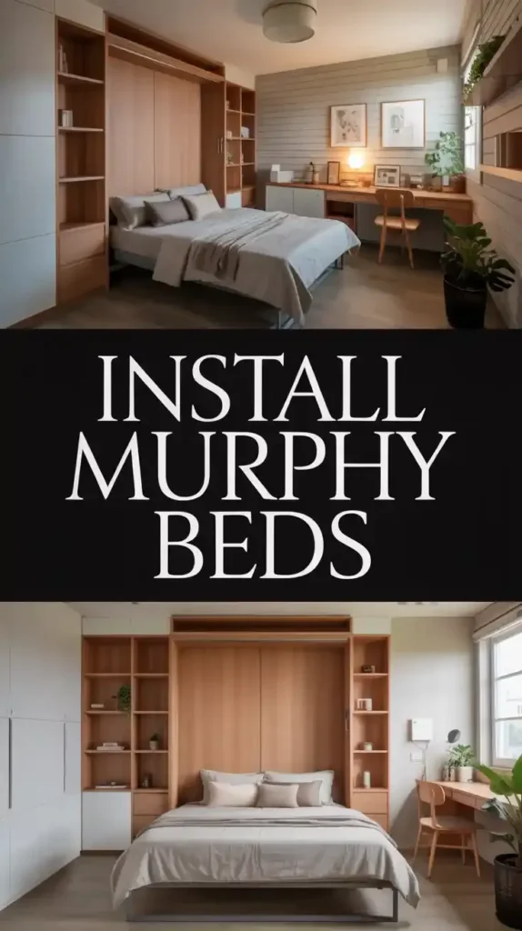 Install Murphy Beds to Reclaim Your Floor Space