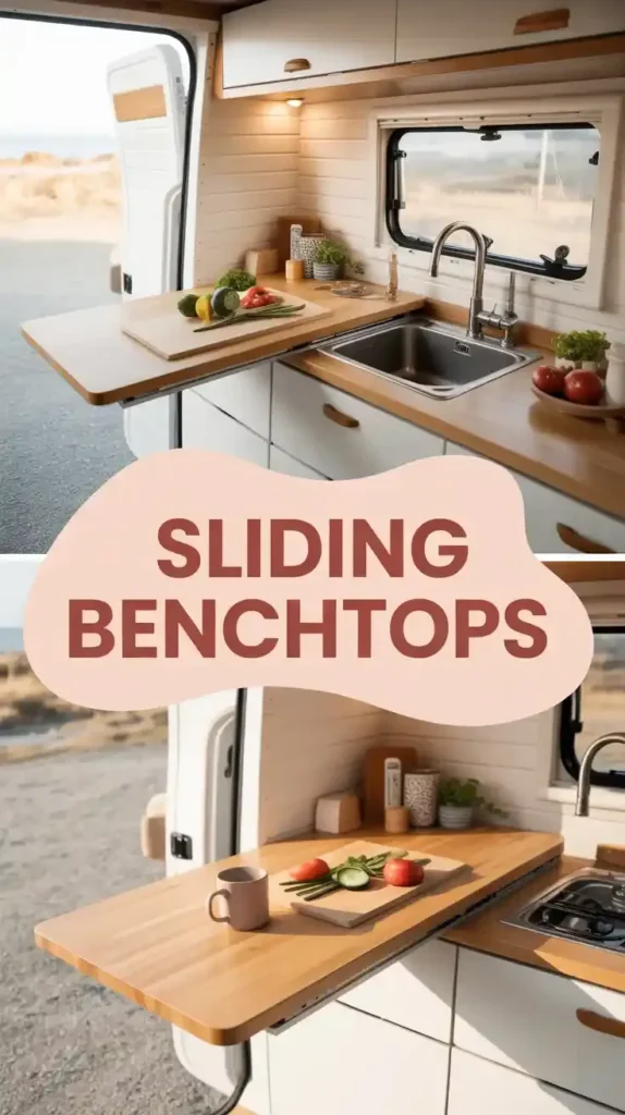 Install Sliding Benchtops to Maximize Kitchen Prep Space
