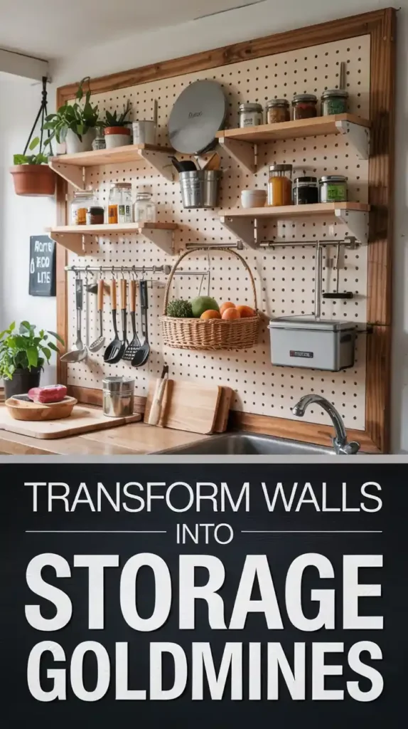 Transform Walls Into Storage Goldmines With Pegboards and Hooks