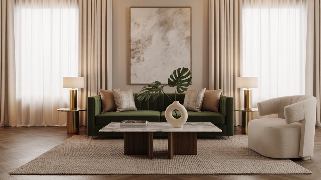 affordable luxury living room