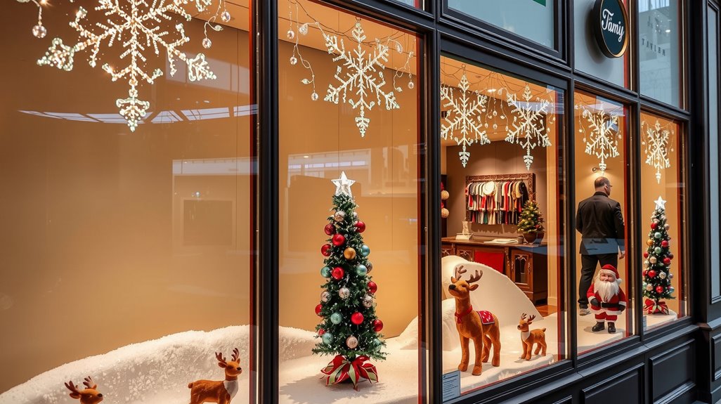 charming holiday window displays