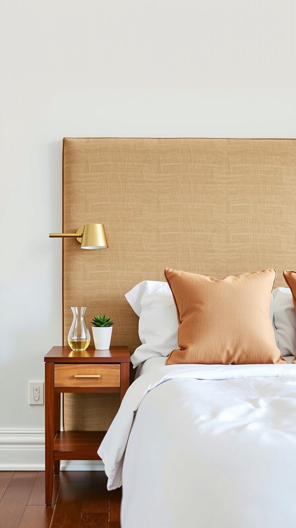 curated minimalist bedroom styling