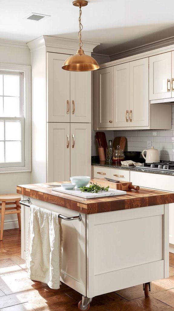 flexible mobile kitchen island